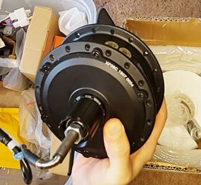 Обзор доставленных деталей электровелосипеда