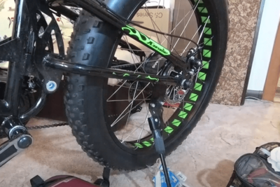 Мотор Bafang для фэтбайка установка