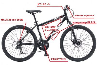 электровелосипед на базе KHS alite 100